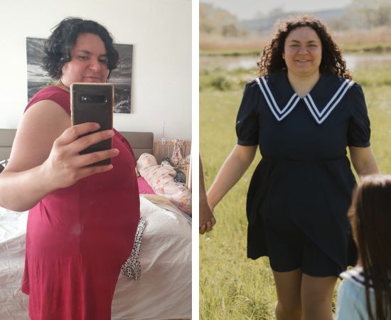Nina M., −23 kg